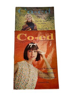 Vintage Tampax Ads Co-Ed Magazine Collection Breck Print Media 1960s